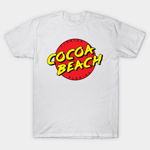 Cocoa Beach Florida Bold FL Souvenir T-Shirt-TOZ